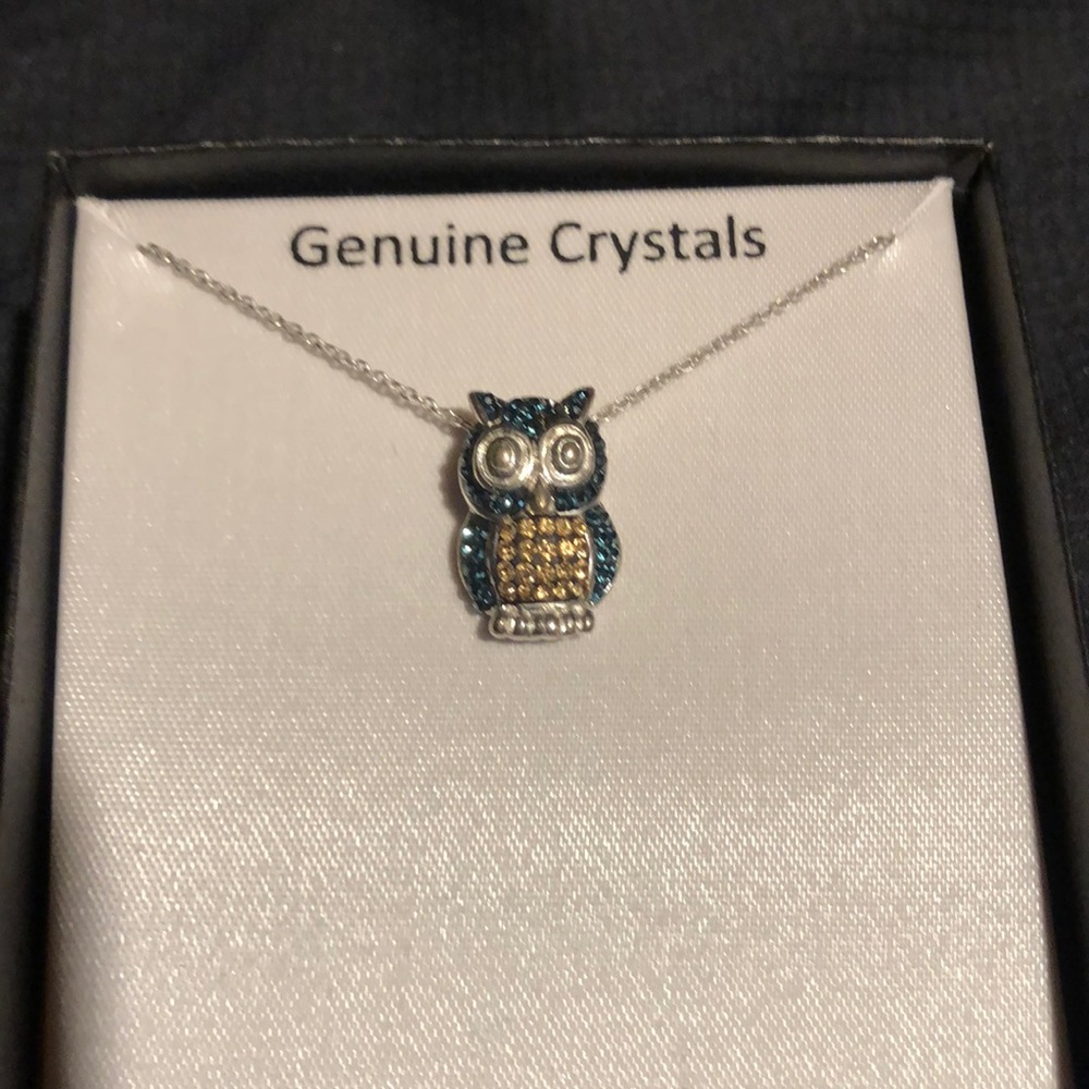 Sparkling Owl necklace